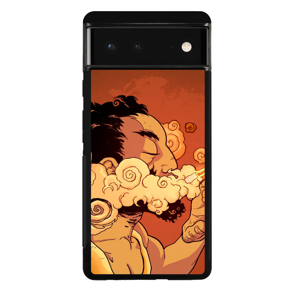 Artistic Psychedelic Smoke Google Pixel 6 Case