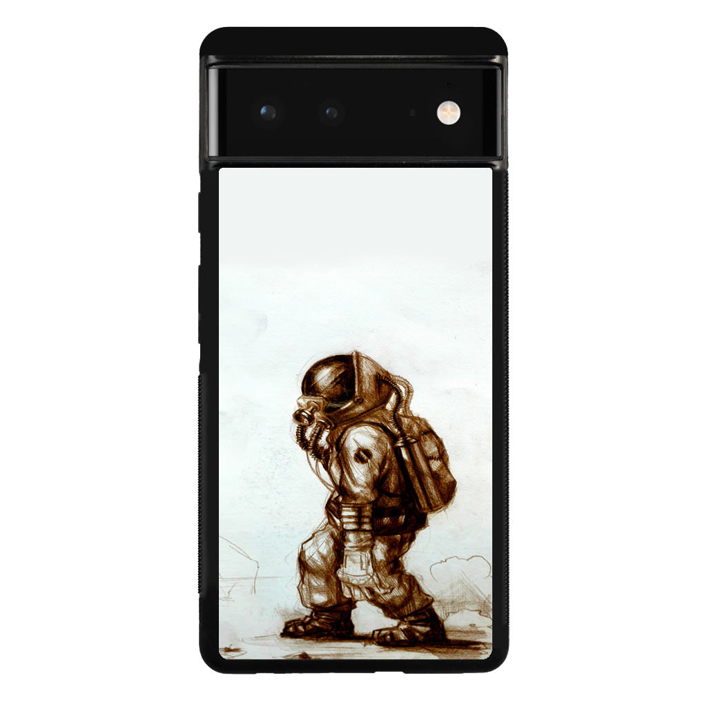 Astronaut Heavy Walk Google Pixel 6 Case