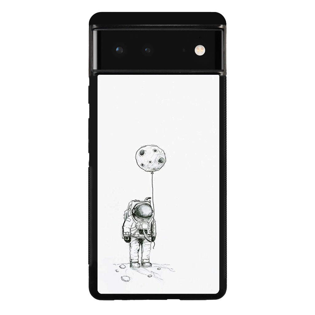 Astronaut Moon Balloon Google Pixel 6 Case