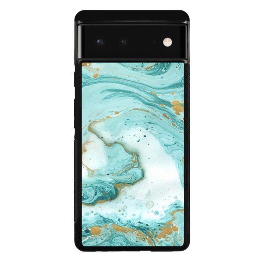 Azure Water Glitter Google Pixel 6 Case