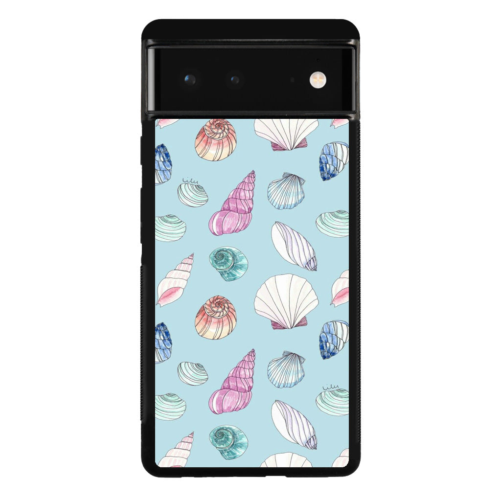 Beach Shells Pattern Google Pixel 6 Case