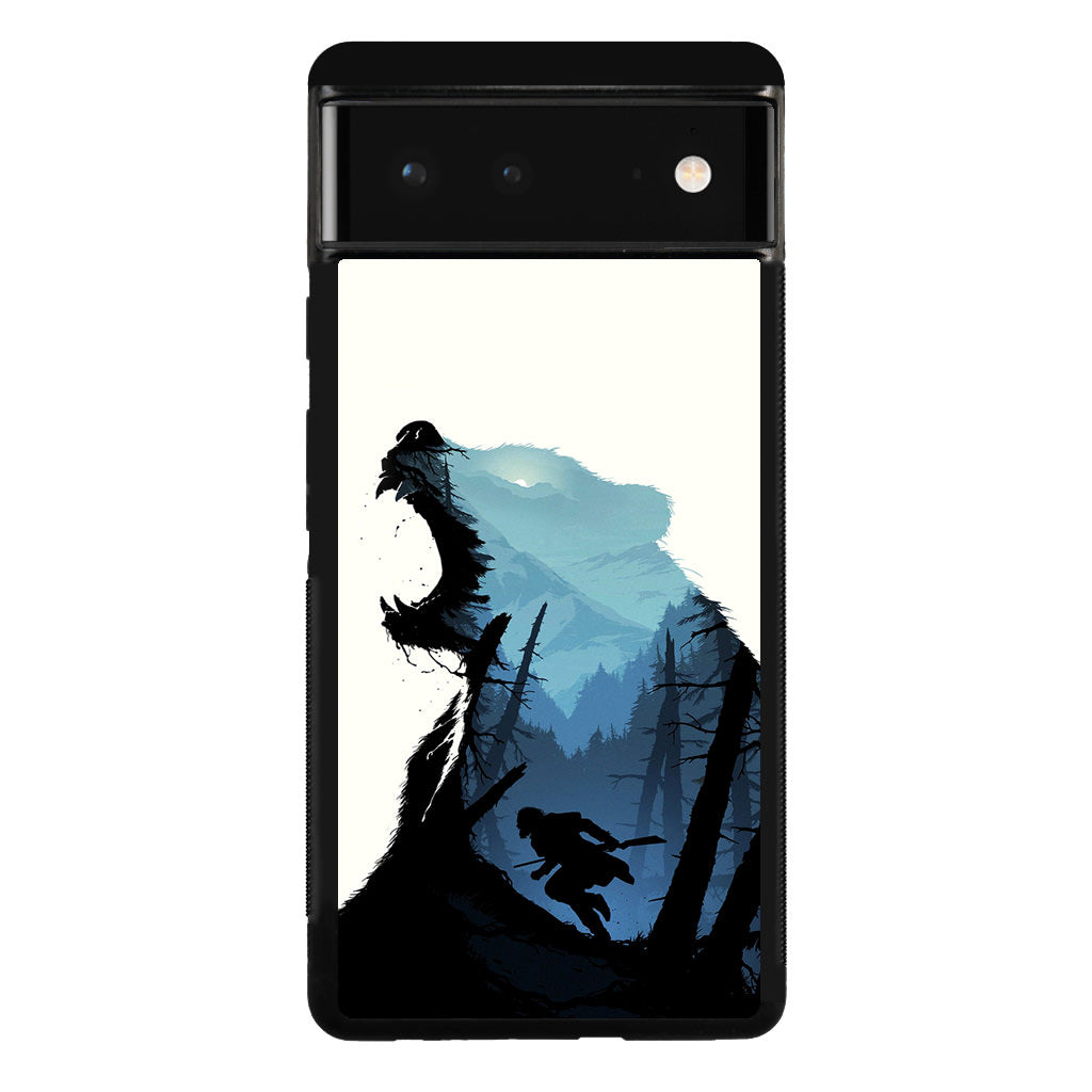 Bear Hunter Art Google Pixel 6 Case