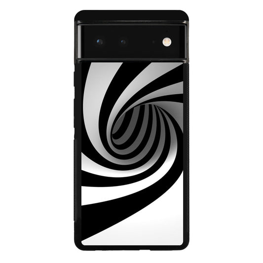 Black and White Twist Google Pixel 6 Case