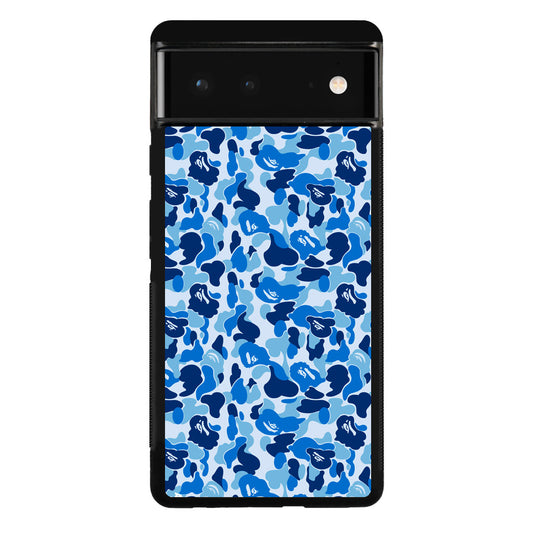 Blue Camo Google Pixel 6 Case