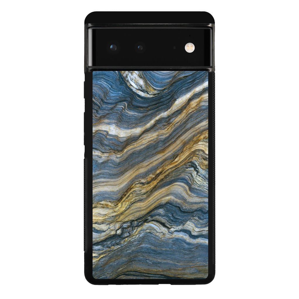 Blue Wave Marble Google Pixel 6 Case