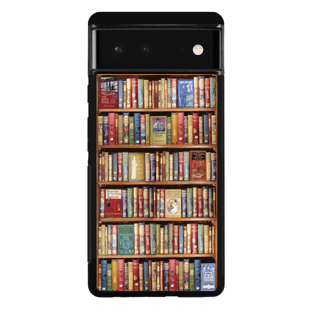Bookshelf Library Google Pixel 6 Case
