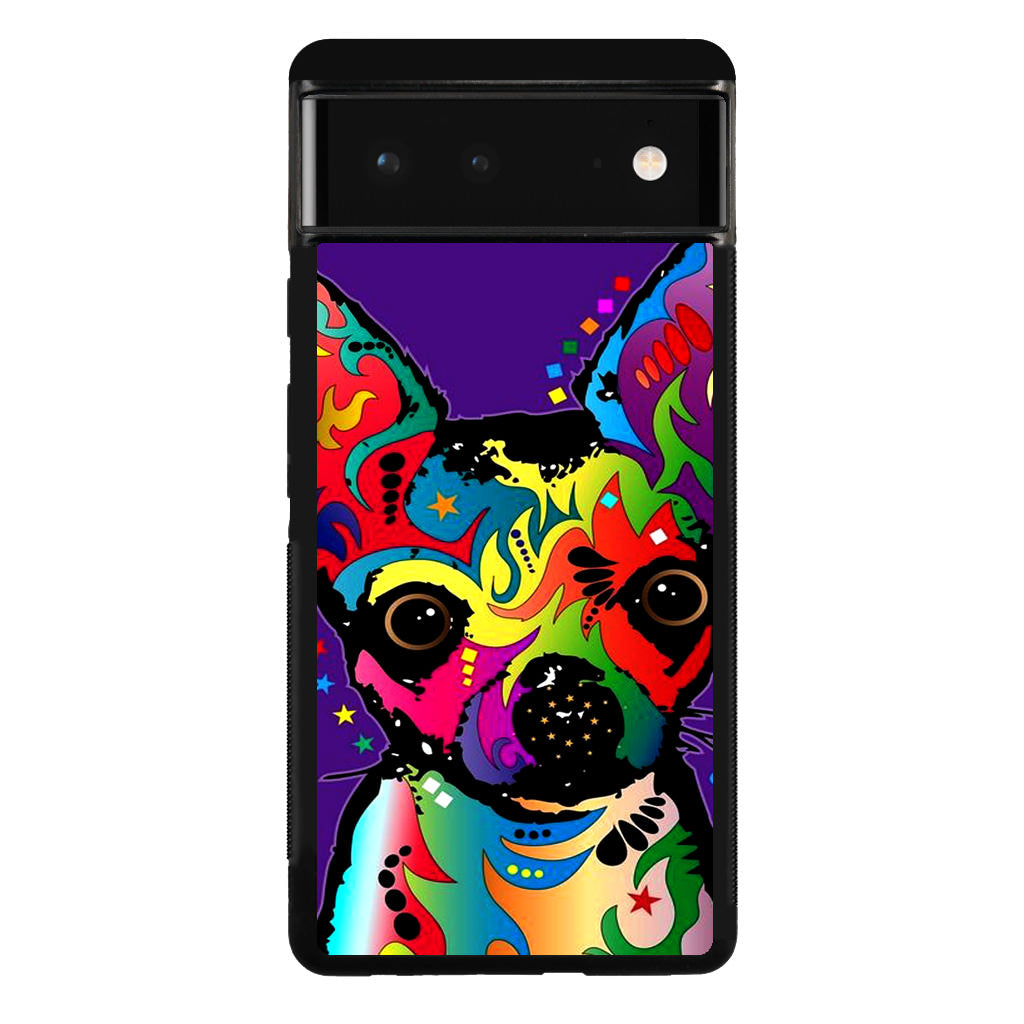 Colorful Chihuahua Google Pixel 6 Case