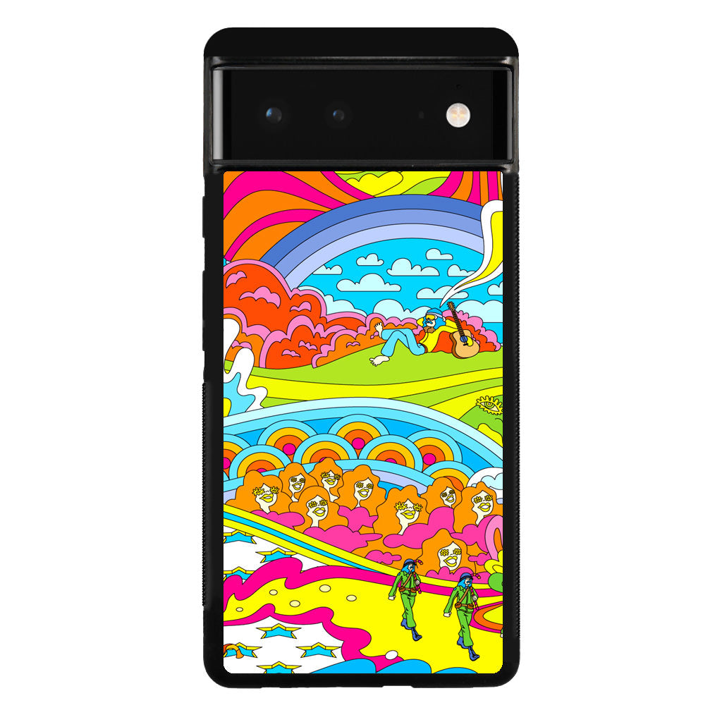 Colorful Doodle Google Pixel 6 Case