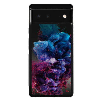 Colorful Dust Art on Black Google Pixel 6 Case