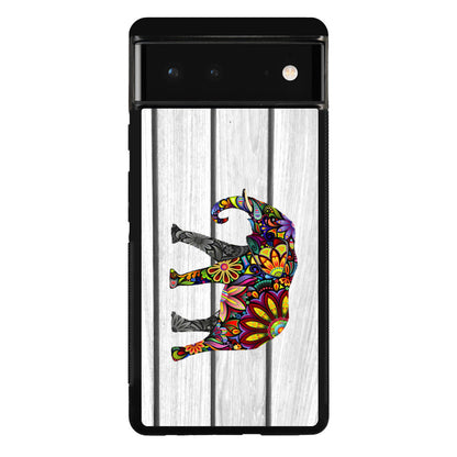 Colorful Elephant Flower Google Pixel 6 Case