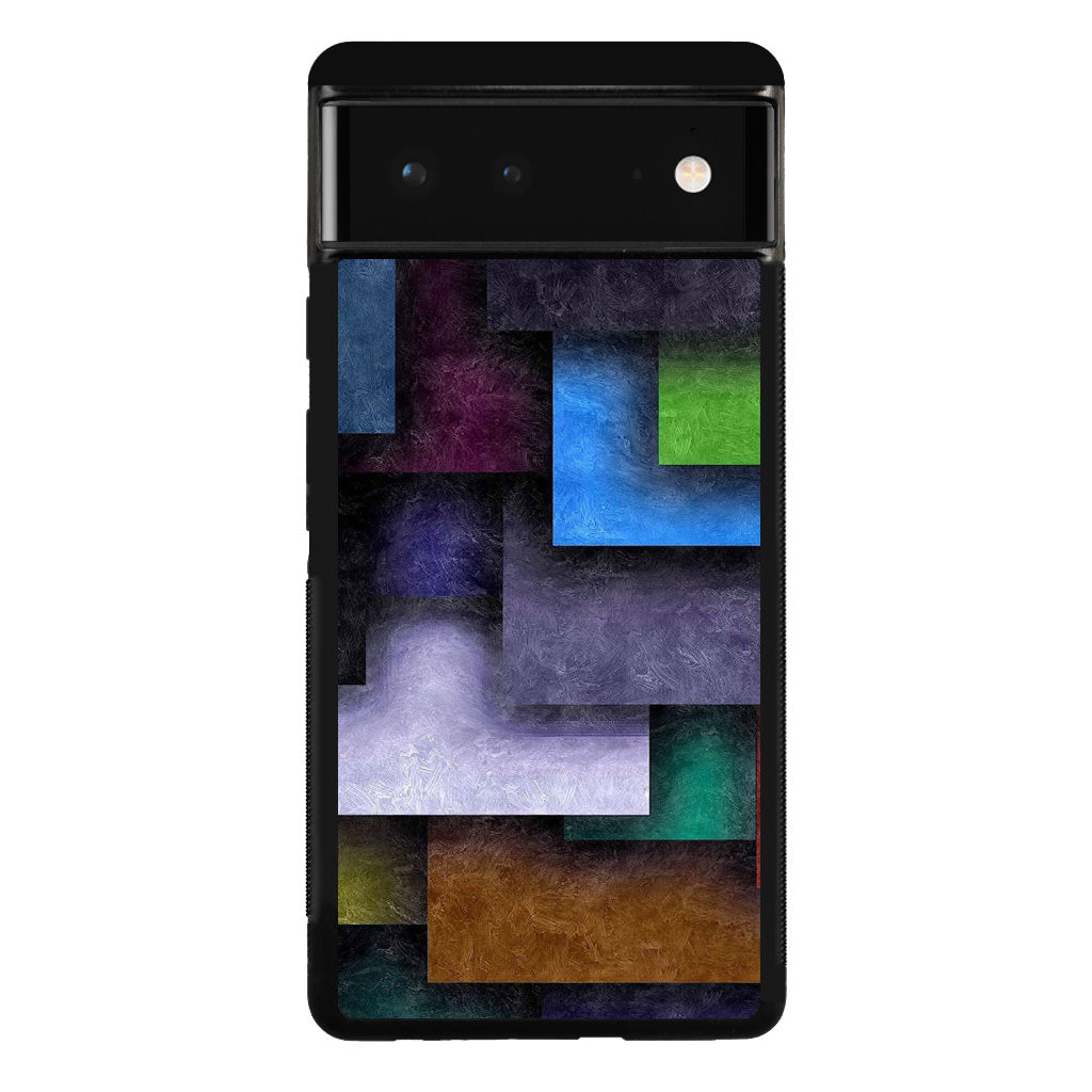 Colorful Rectangel Art Google Pixel 6 Case