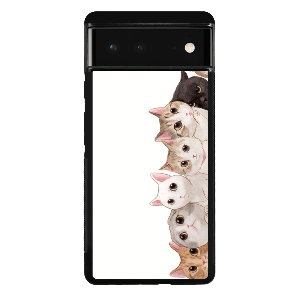 Cute Cats Vertical Google Pixel 6 Case