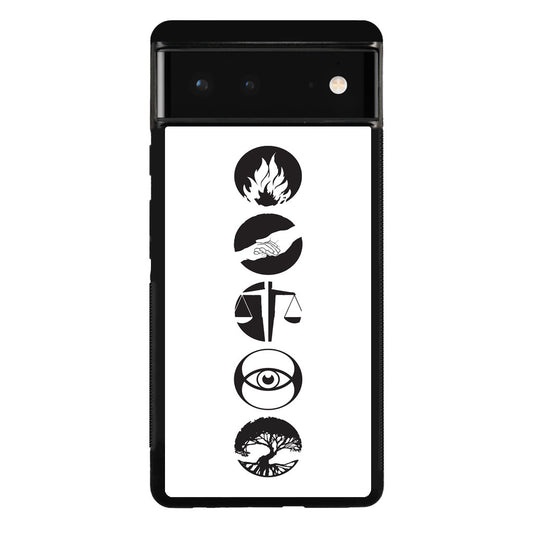 Divergent Factions Google Pixel 6 Case