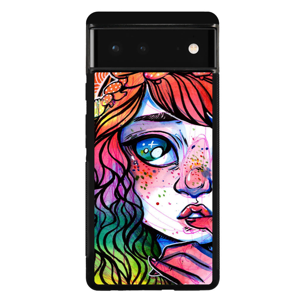 Eyes And Braids Google Pixel 6 Case