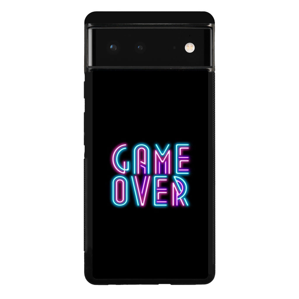 Game Over Neon Google Pixel 6 Case