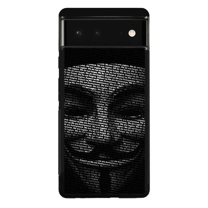 Guy Fawkes Mask Anonymous Google Pixel 6 Case