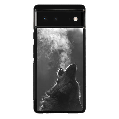 Howling Wolves Black and White Google Pixel 6 Case