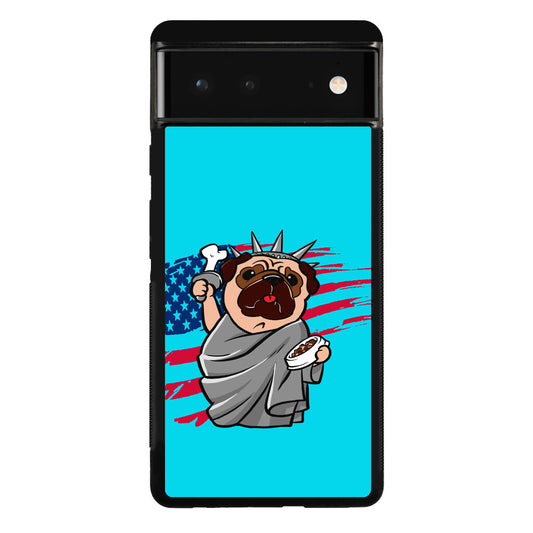 Independence Day Pug Google Pixel 6 Case