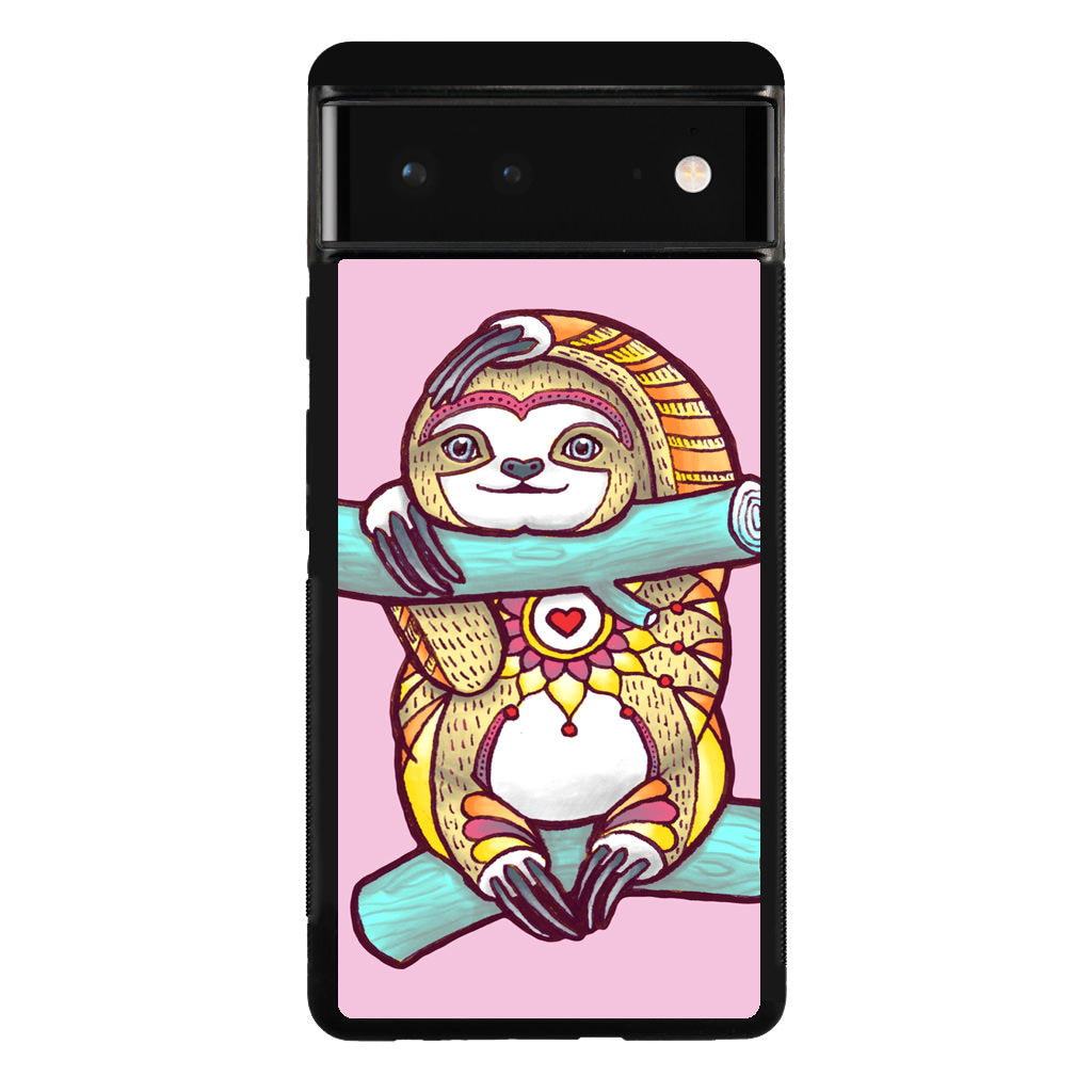 Mandala Sloth Google Pixel 6 Case