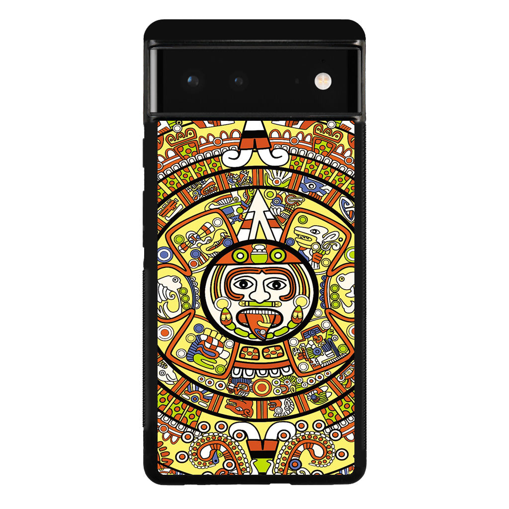 Mayan Calendar Google Pixel 6 Case