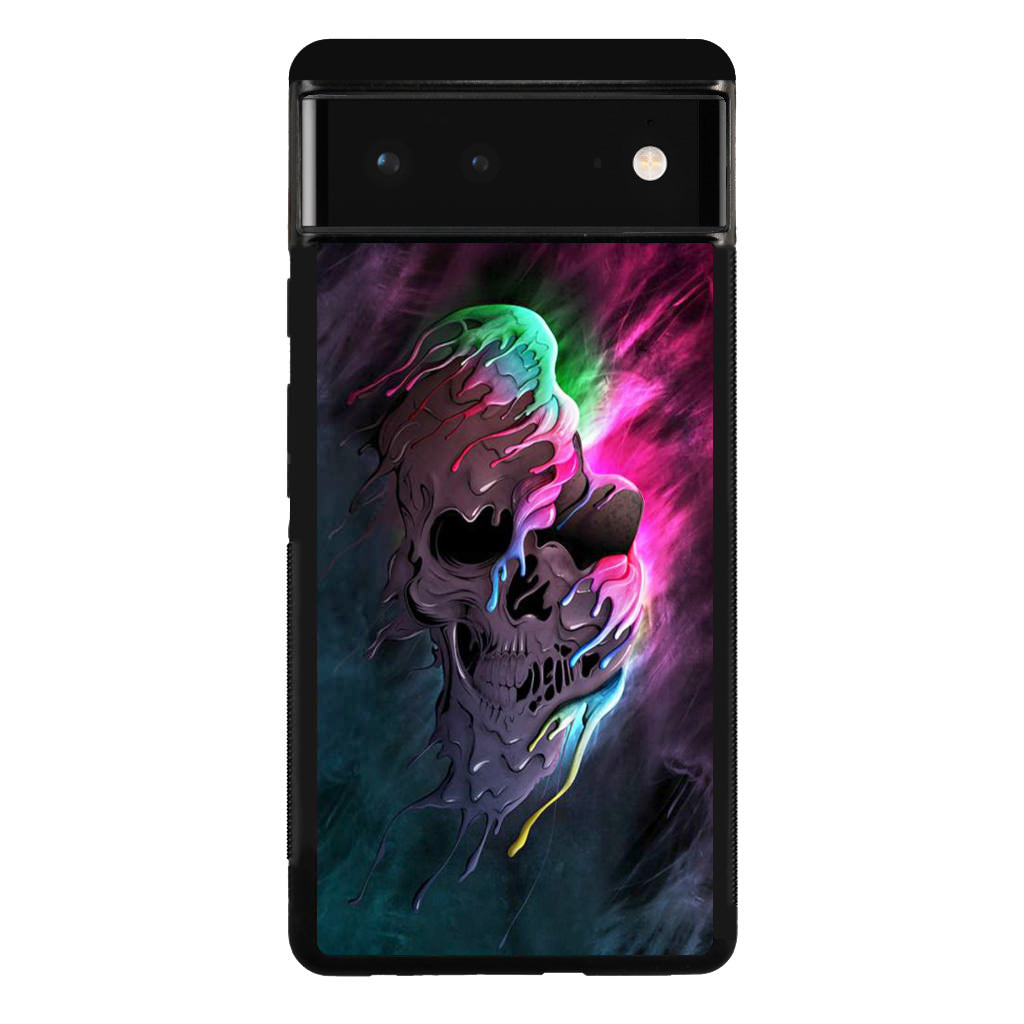 Melted Skull Google Pixel 6 Case