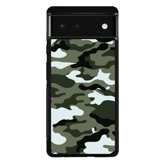 Military Green Camo Google Pixel 6 Case