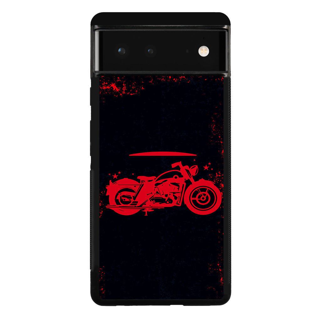 Motorcycle Red Art Google Pixel 6 Case