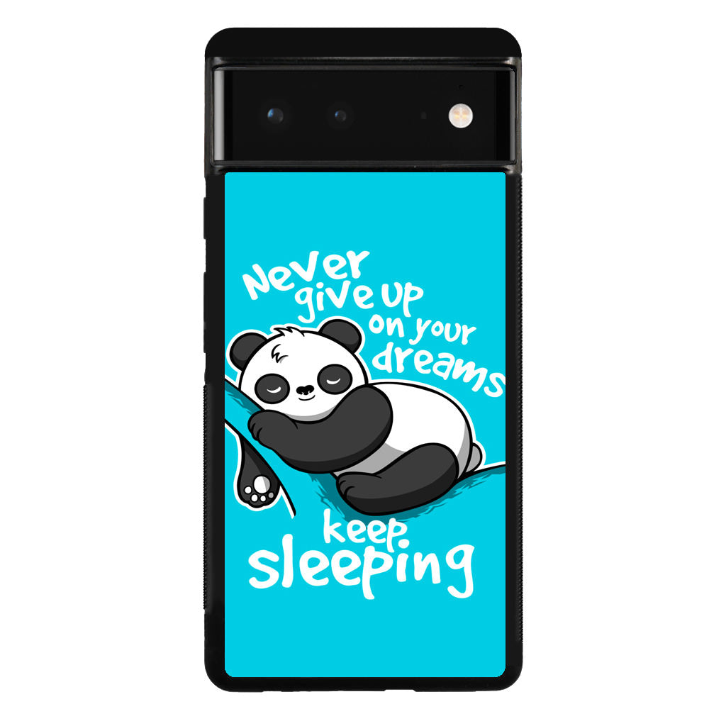 Panda Keep Sleeping Google Pixel 6 Case