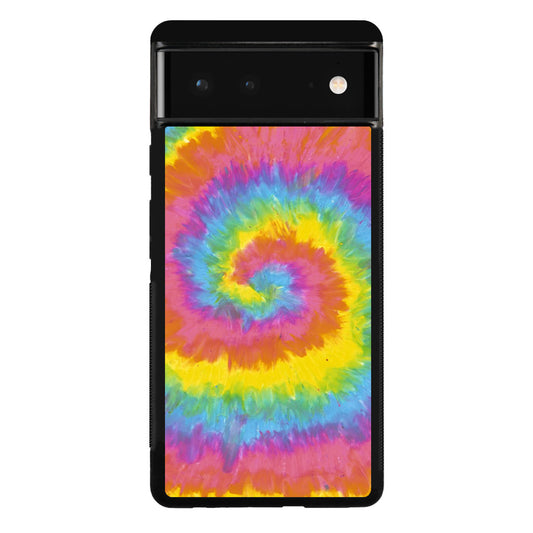 Pastel Rainbow Tie Dye Google Pixel 6 Case