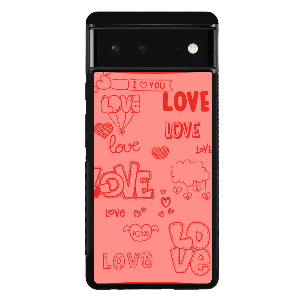 Pink Lover Google Pixel 6 Case