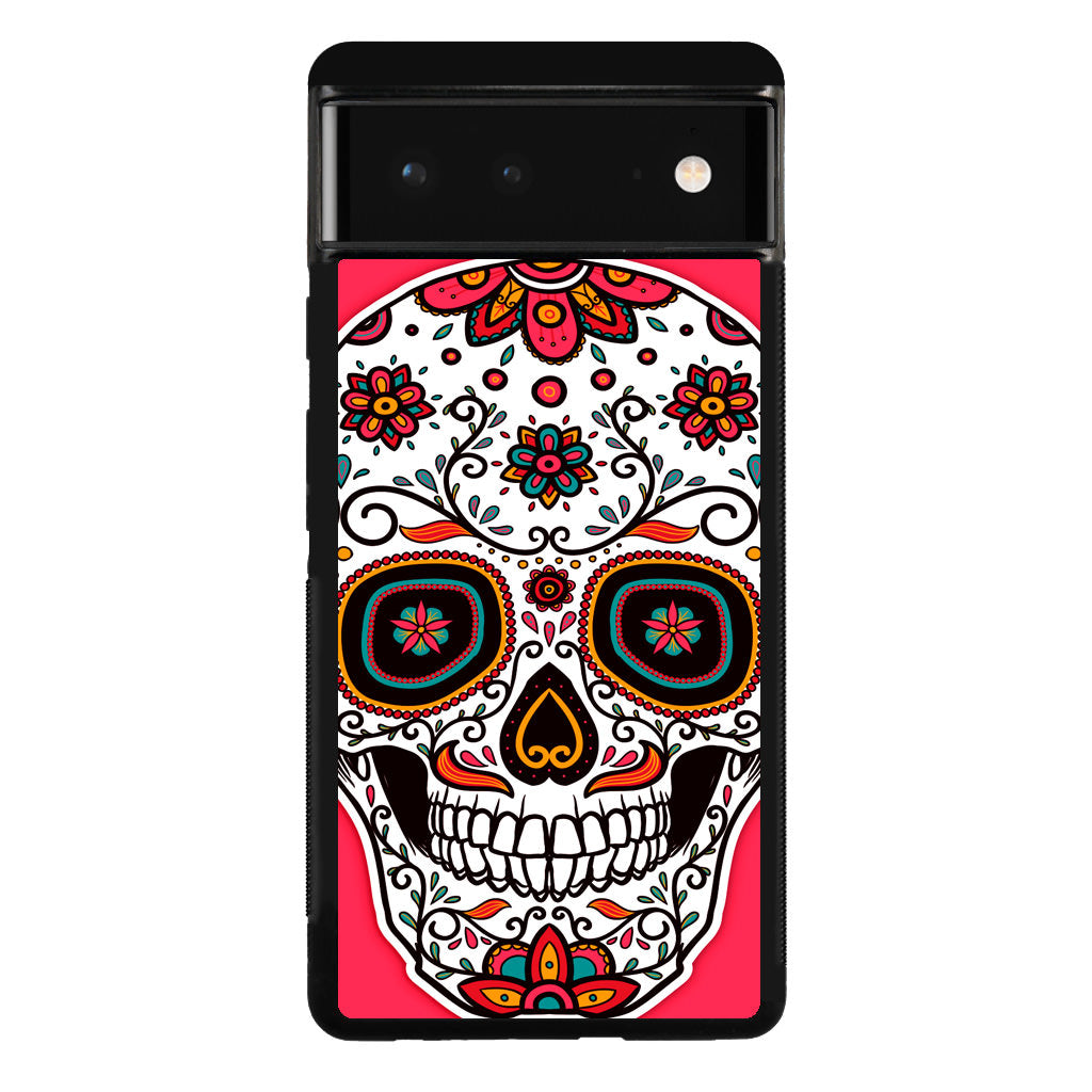 Pink Sugar Skull Google Pixel 6 Case