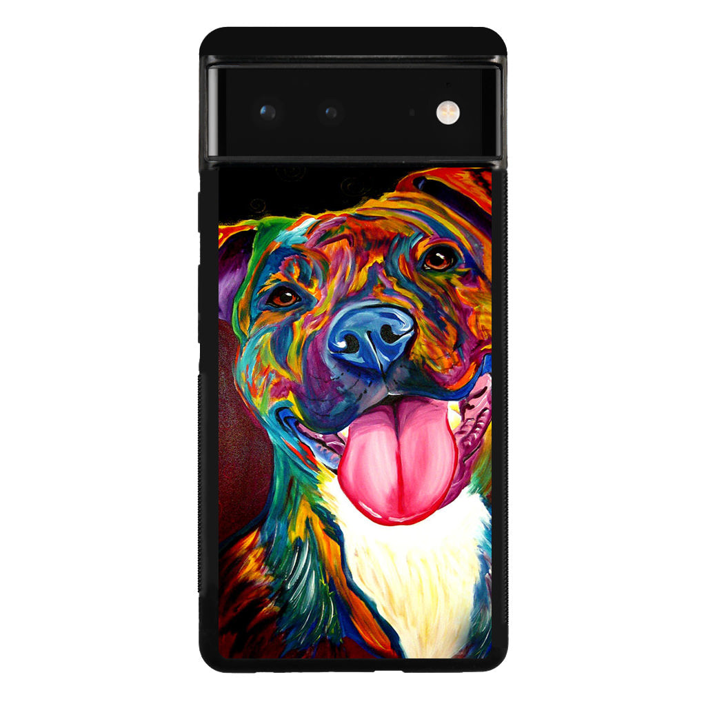 Pitbull Painting Art Google Pixel 6 Case