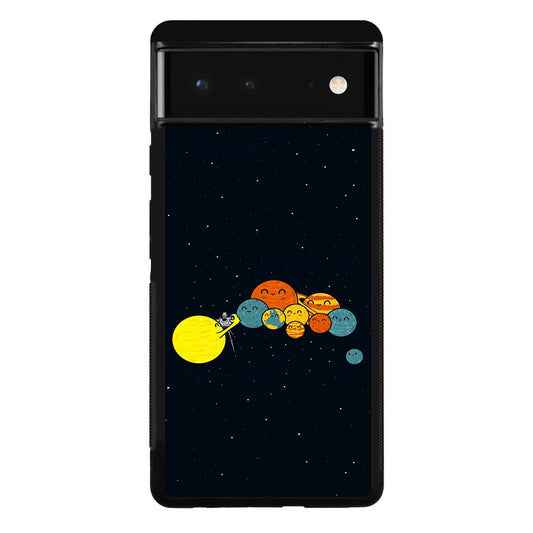 Planet Cute Illustration Google Pixel 6 Case