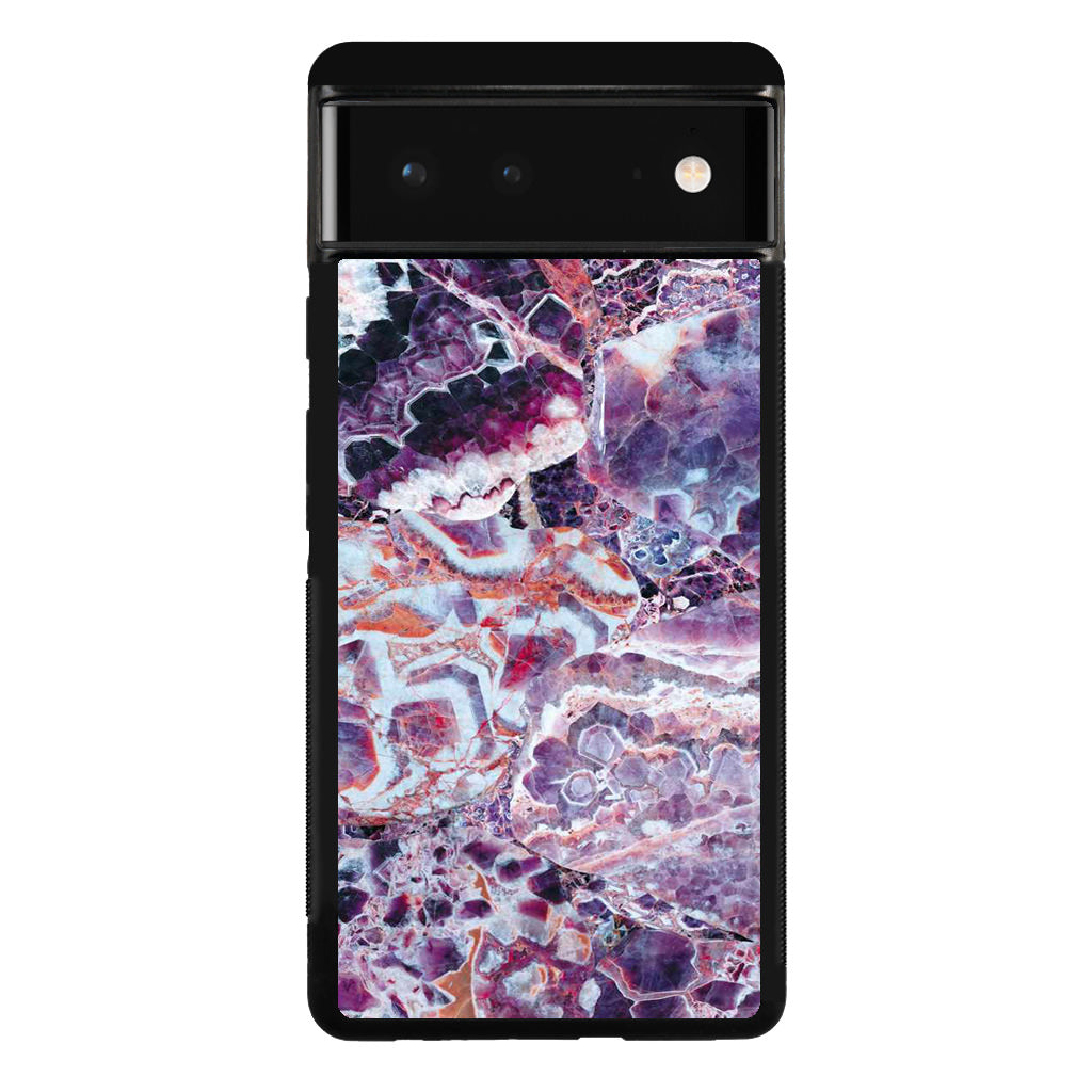 Purple Marble Google Pixel 6 Case