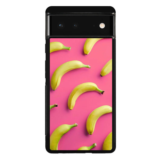 Real Bananas Fruit Pattern Google Pixel 6 Case