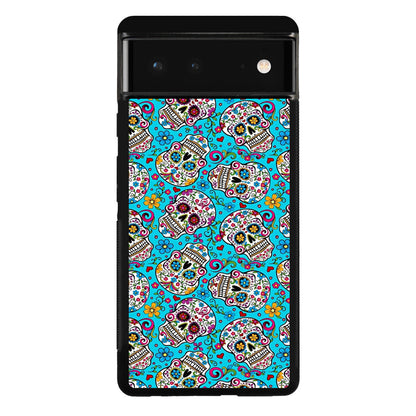 Skull Floral Sugar Google Pixel 6 Case