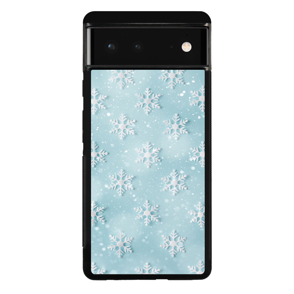 Snowflakes Pattern Google Pixel 6 Case