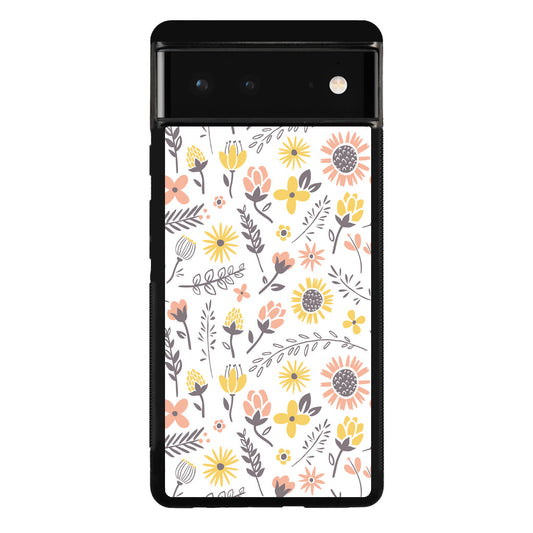 Spring Things Pattern Google Pixel 6 Case