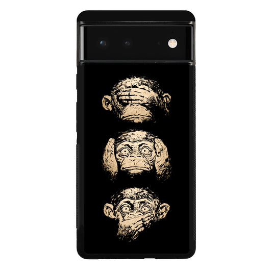 3 Wise Monkey Google Pixel 6 Case