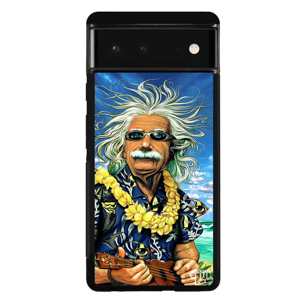 Albert Enstein On Vacation Google Pixel 6 Case