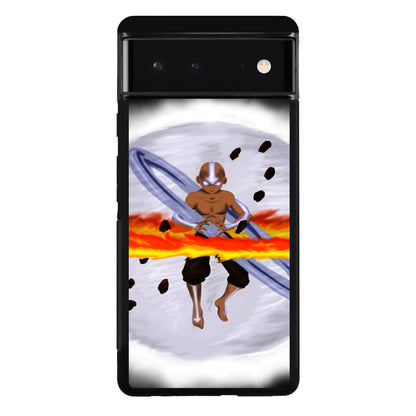 Avatar Aang Controls Four Elements Google Pixel 6 Case