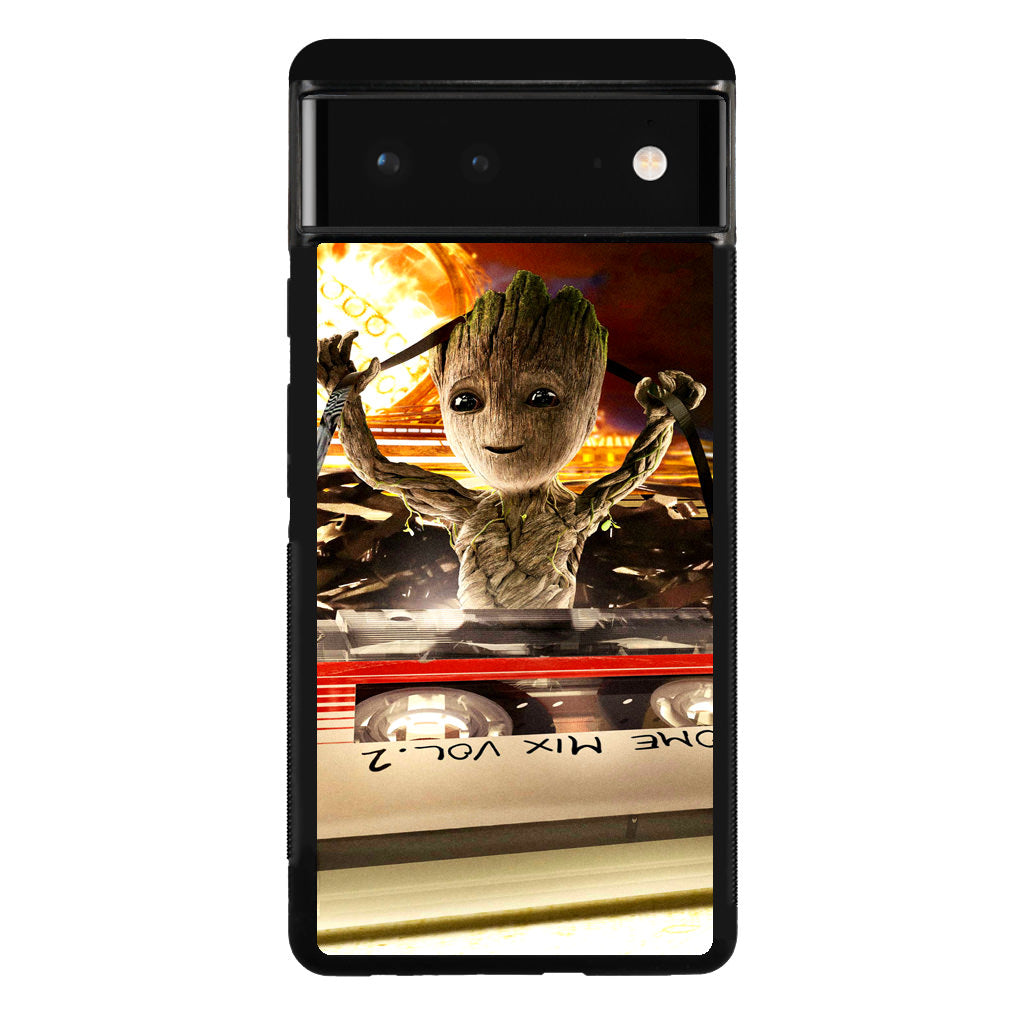 Baby Groot Mix Vol 2 Google Pixel 6 Case