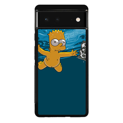 Bart Swimming For Money Google Pixel 6 Case