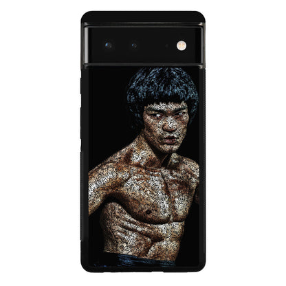 Bruce Lee Typograph Google Pixel 6 Case