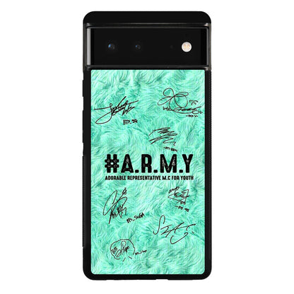 BTS Army Signature Google Pixel 6 Case