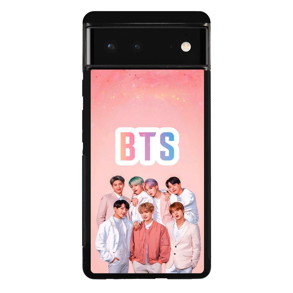 BTS Member in Pink Google Pixel 6 Case