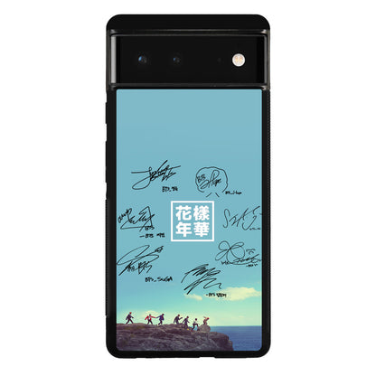 BTS Signature Google Pixel 6 Case