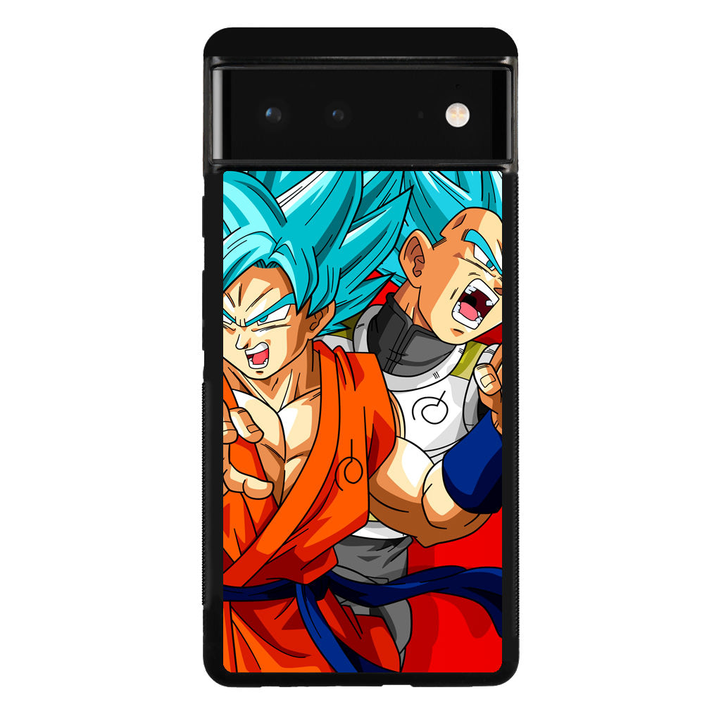 Dragon Ball Super SSGSS Goku And Vegeta Google Pixel 6 Case