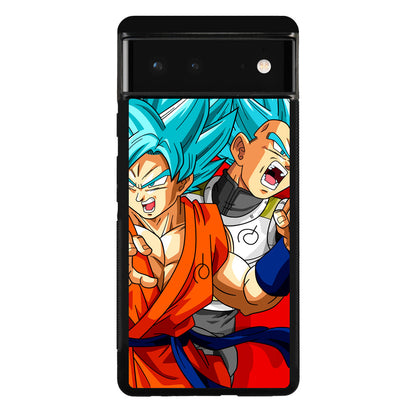 Dragon Ball Super SSGSS Goku And Vegeta Google Pixel 6 Case