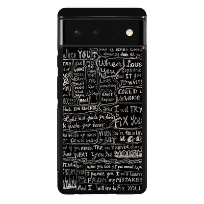 Fix You Lyrics Google Pixel 6 Case